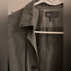 Vince Long sleeve button down. Like new .
